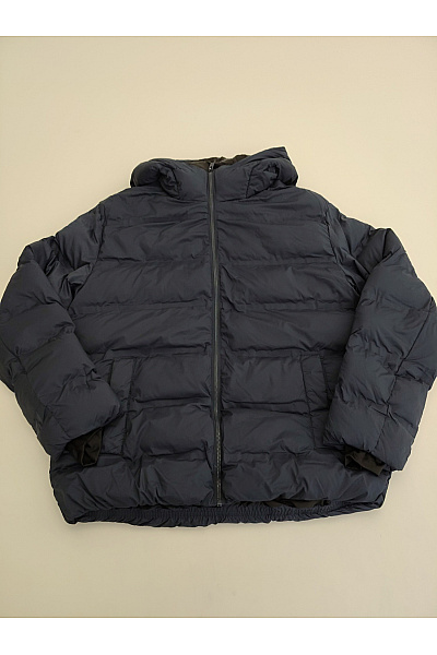 ONLY & SONS Pánská modrá prošívaná zimní puffer bunda s kapucí Vel. L/G | ONLY & SONS | obrázek 2