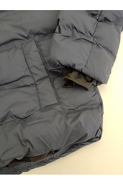 ONLY & SONS Pánská modrá prošívaná zimní puffer bunda s kapucí Vel. L/G | ONLY & SONS | obrázek 3