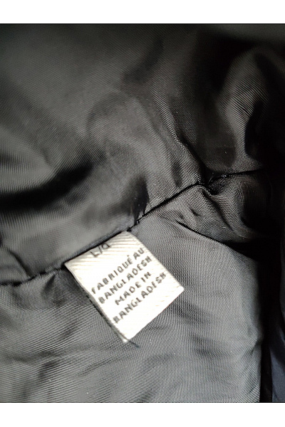 ONLY & SONS Pánská modrá prošívaná zimní puffer bunda s kapucí Vel. L/G | ONLY & SONS | obrázek 5