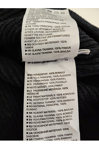 Marc O´Polo Pánský černý bavlněný pulovr se stojáčkem na zip Vel. XL | Marc O´Polo | obrázek 6