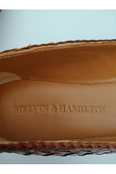 Melvin&Hamilton Hnědé kožené baleríny se špičatou špičkou Velikost EU 40 | Melvin&Hamilton | obrázek 7