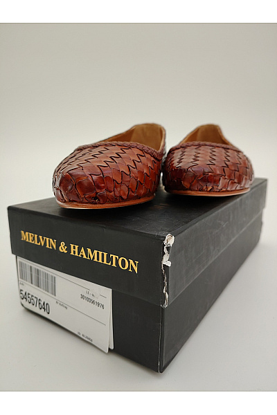 Melvin&Hamilton Hnědé kožené baleríny se špičatou špičkou Velikost EU 40 | Melvin&Hamilton | obrázek 9