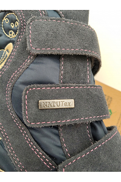 nature Dětské modré zimní sněhule na suchý zip Velikost EU 31 | nature | obrázek 10