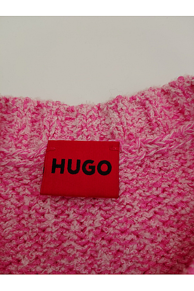 Hugo Boss Růžový pletený crop pulovr Velikost L | Hugo Boss | obrázek 5