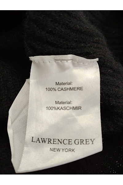 LAWRENCE GREY Dámský černý kašmírový rolák pletený basic Velikost EU 38 | LAWRENCE GREY | obrázek 4