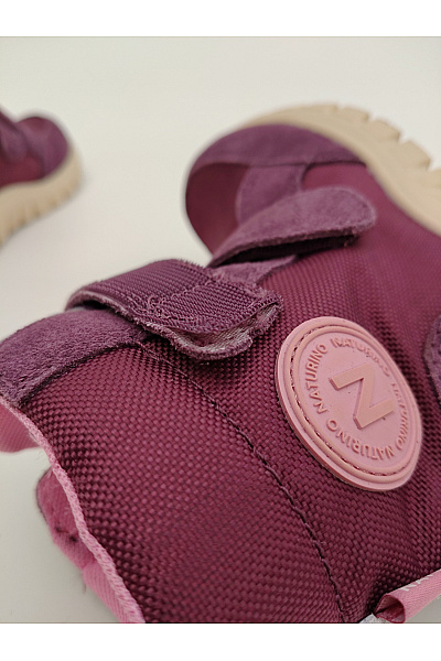 Naturino Dětské fialové kotníkové zimní boty na suchý zip Velikost EU 30 | Naturino | obrázek 8