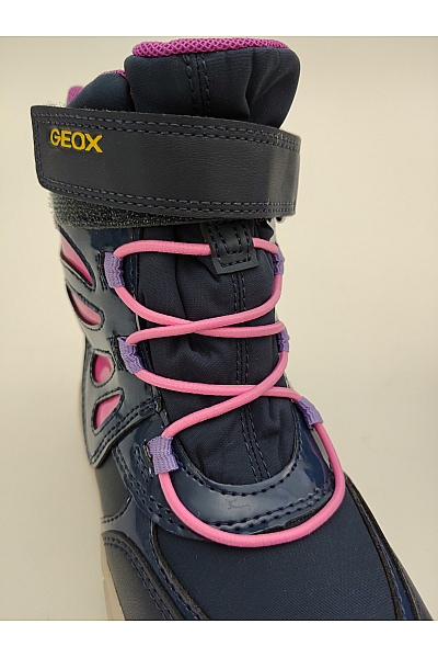 GEOX Dětské modré kotníkové zimní sněhule na suchý zip Vel. EU 30 | GEOX | obrázek 6