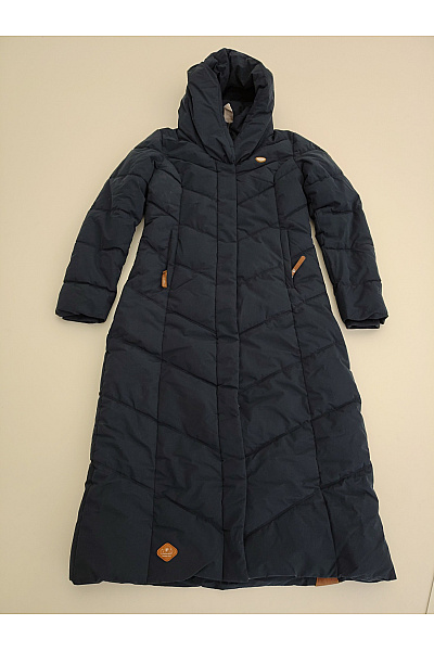 Ragwear Černé dlouhé prošívané zimní bundy s kapucí Vel. S | ragwear | obrázek 2