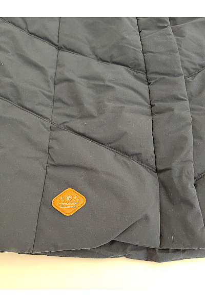 Ragwear Černé dlouhé prošívané zimní bundy s kapucí Vel. S | ragwear | obrázek 3