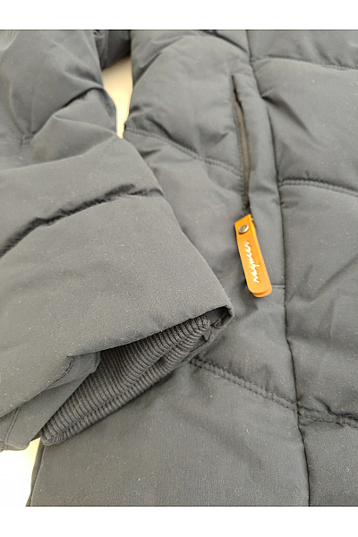 Ragwear Černé dlouhé prošívané zimní bundy s kapucí Vel. S | ragwear | obrázek 4