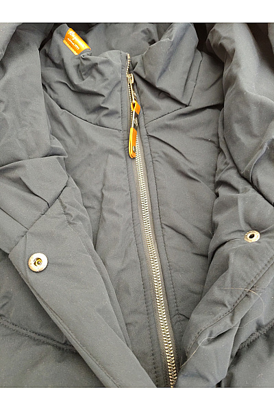 Ragwear Černé dlouhé prošívané zimní bundy s kapucí Vel. S | ragwear | obrázek 6