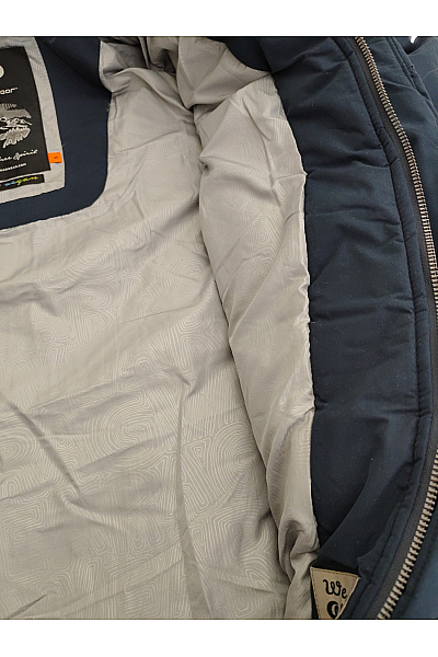 Ragwear Černé dlouhé prošívané zimní bundy s kapucí Vel. S | ragwear | obrázek 8