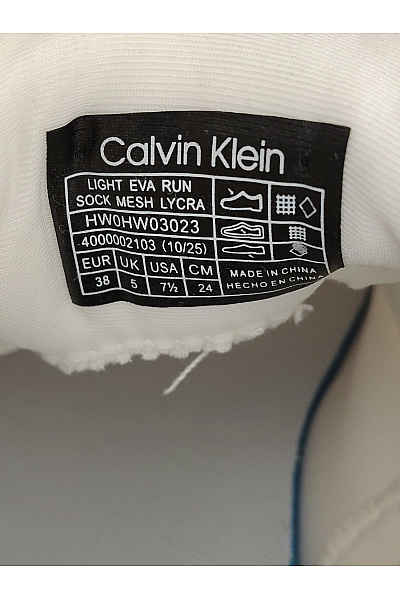 Calvin Klein tenisky Chunky Runner Lace Up Sock Knit Bílé Velikost EU 38 | Calvin Klein | obrázek 9