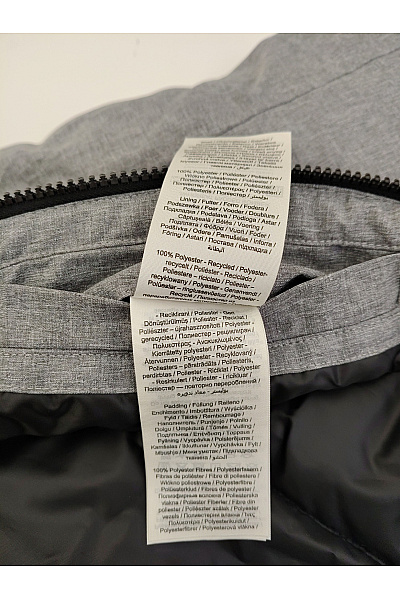 JACK & JONES Šedá pánská zimní bunda bomber s kapucí a kožešinou Vel. M | JACK & JONES | obrázek 6