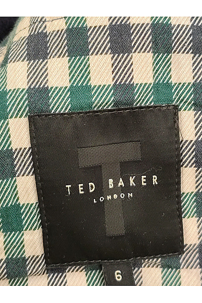 ted baker Pánské vlněné sako se stojáčkem tmavě modré Velikost XXL | ted baker | obrázek 5