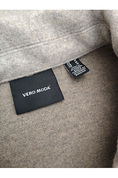 VERO MODA Béžový elegantní maxi kabát s páskem Vel. EU M | VERO MODA | obrázek 7
