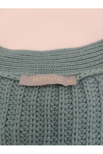 BETTY BARCLAY Zelený pletený kardigan do véčka na knoflíky Velikost EU 46 | BETTY BARCLAY | obrázek 5