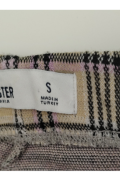 Hollister Béžové kostkované úzké kalhoty s vysokým pasem Velikost S | Hollister | obrázek 5