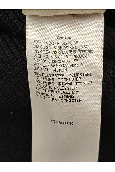 7 for all mankind Černý dámský basic pulovr s dlouhým rukávem Vel. XL | 7 for all mankind | obrázek 5