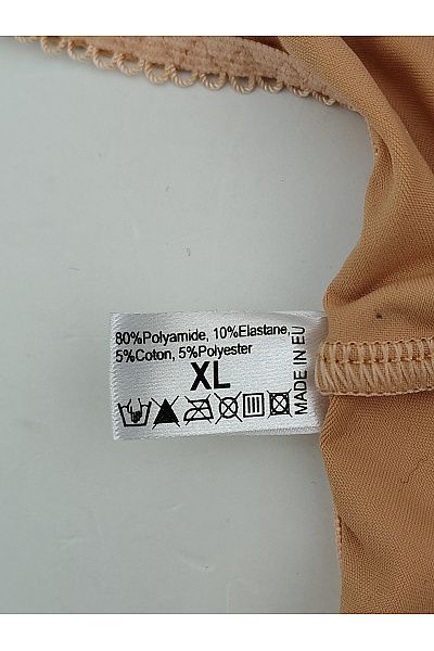 Elie pour Elle Luxusní béžové kalhotky s květinovou výšivkou Velikost EU XL | Elie pour Elle | obrázek 7