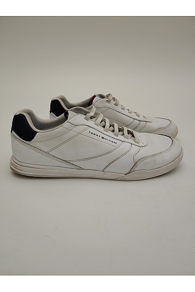 TOMMY HILFIGER Pánské tenisky TH Hi Vulc Core Low Leather Bílé Velikost EU 45 | TOMMY HILFIGER | obrázek 2