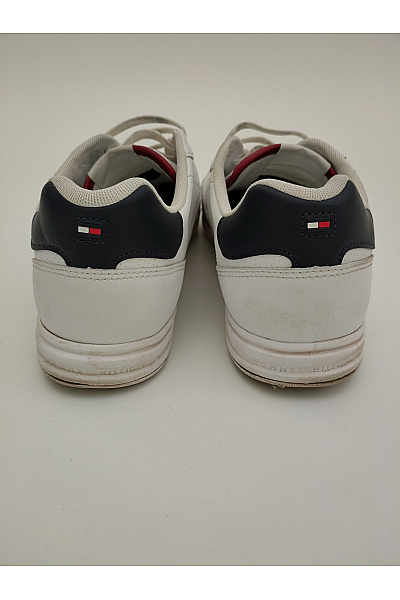 TOMMY HILFIGER Pánské tenisky TH Hi Vulc Core Low Leather Bílé Velikost EU 45 | TOMMY HILFIGER | obrázek 5
