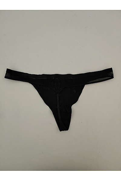 Lasca Černé luxusní tanga s kamínky Velikost EU 40/42 | Lasca | obrázek 4