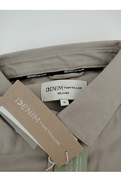 TOM TAILOR Béžová bavlněná pánská košile s dlouhým rukávem regular fit Vel. S | TOM TAILOR | obrázek 6