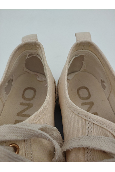 ONLY Béžové plátěné espadrilky na platformě se šněrováním Velikost EU 40 | ONLY | obrázek 7