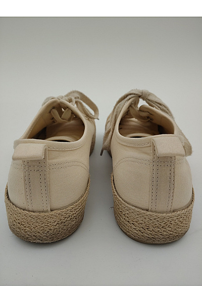 ONLY Béžové plátěné espadrilky na platformě se šněrováním Velikost EU 40 | ONLY | obrázek 10