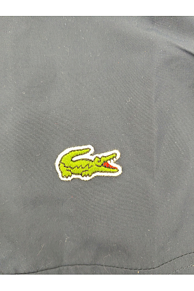 LACOSTE Modrá pánská větrová bunda s kapucí se zipem Vel. M | LACOSTE | obrázek 4