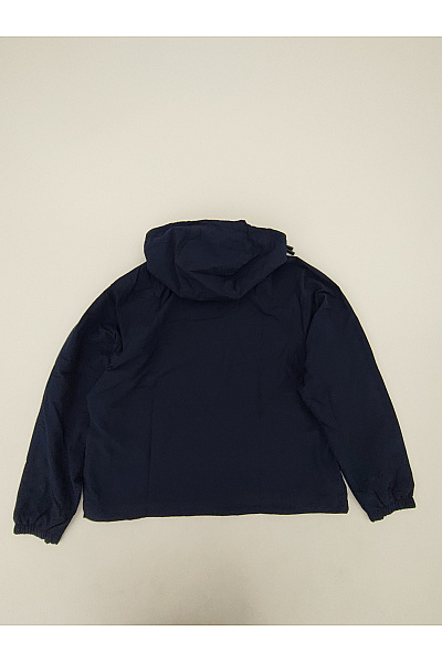 LACOSTE Modrá pánská větrová bunda s kapucí se zipem Vel. M | LACOSTE | obrázek 6
