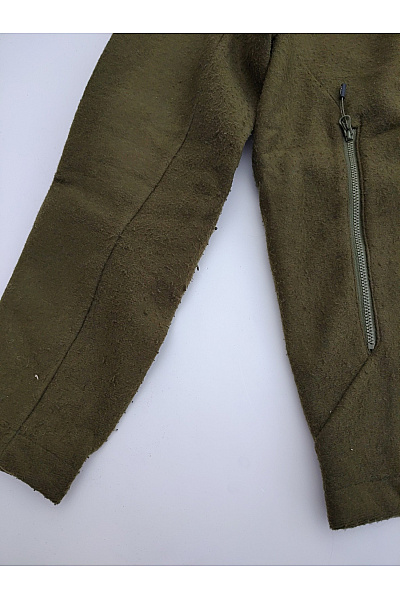 MALOJA Dámská khaki fleecová bunda s kapucí se zipem Vel. XL | MALOJA | obrázek 4