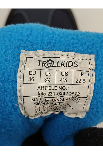 TROLLKIDS Dětské kotníkové zimní boty do sněhu nepromokavé Velikost EU 36 | TROLLKIDS | obrázek 8