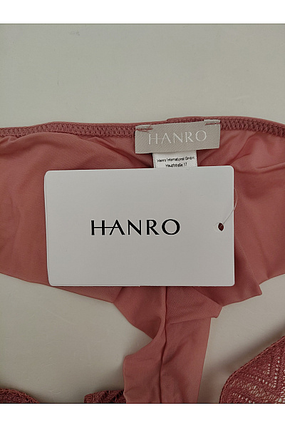 HANRO Dámská růžová krajková tanga s geometrickým vzorem Vel. S | HANRO | obrázek 5
