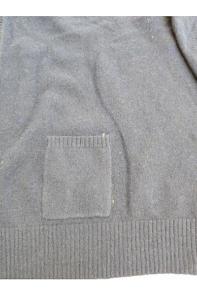 LAWRENCE GREY Pánský modrý kašmírový kardigan do véčka na knoflíky Velikost XL | LAWRENCE GREY | obrázek 3