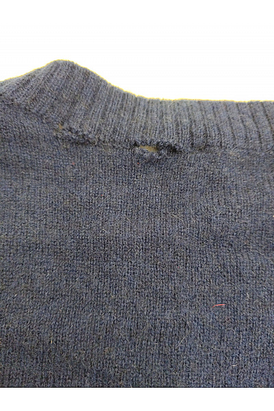 LAWRENCE GREY Pánský modrý kašmírový kardigan do véčka na knoflíky Velikost XL | LAWRENCE GREY | obrázek 7