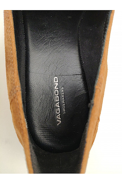 VAGABOND Dámské hnědé semišové nazouvací polobotky slip-on Vel. EU 38 | VAGABOND | obrázek 7