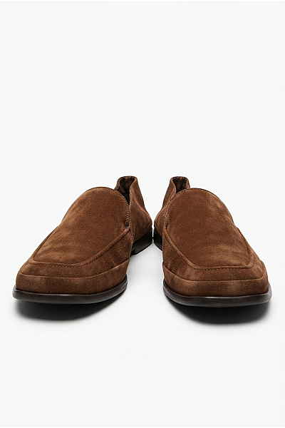 VAGABOND Dámské Hnědé Semišové Nazouvací Polobotky Slip-on Vel. EU 38