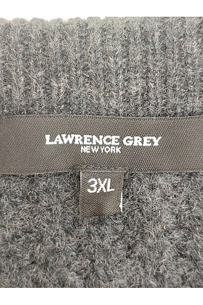 LAWRENCE GREY Černý vlněný pletený pulovr basic Vel. US 3XL | LAWRENCE GREY | obrázek 4