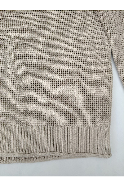 Calvin Klein Béžový pletený pulovr se stojáčkem basic Vel. XXL | Calvin Klein | obrázek 2