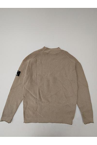 Calvin Klein Béžový pletený pulovr se stojáčkem basic Vel. XXL | Calvin Klein | obrázek 7
