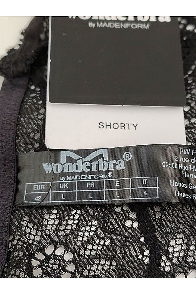 Wonderbra Černé krajkové kalhotky luxusní Velikost EU 42 | Wonderbra | obrázek 6