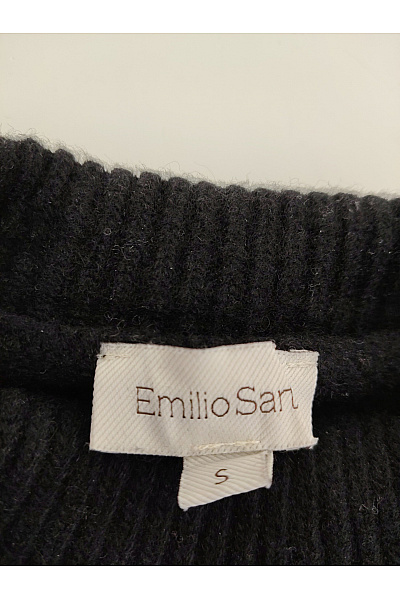 EMILIA LAY Dámský černý vlněný merino rolák oversized Velikost S | EMILIA LAY | obrázek 3