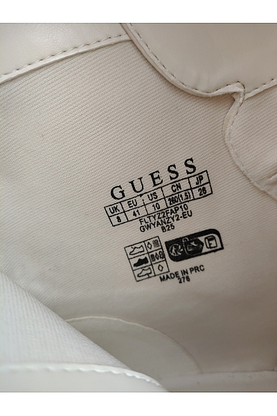 Guess Béžové kotníkové boty na platformě se šněrováním a přezkou Vel. EU 40 | Guess | obrázek 10