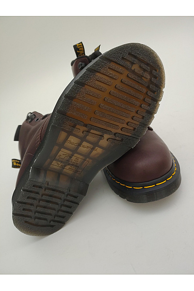Dr.Martens Pánské hnědé kotníkové šněrovací workery s kožíškem Velikost 38 | Dr.Martens | obrázek 6