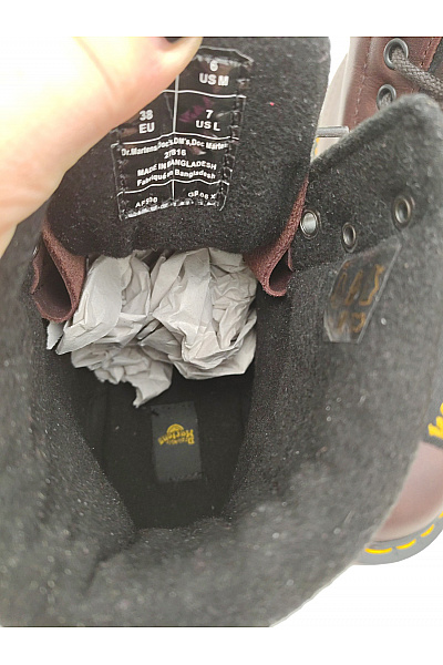 Dr.Martens Pánské hnědé kotníkové šněrovací workery s kožíškem Velikost 38 | Dr.Martens | obrázek 8