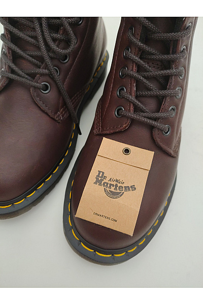 Dr.Martens Pánské hnědé kotníkové šněrovací workery s kožíškem Velikost 38 | Dr.Martens | obrázek 11