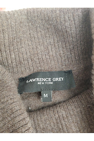 LAWRENCE GREY Pánský hnědý kašmírový rolák basic Vel. US M | LAWRENCE GREY | obrázek 4