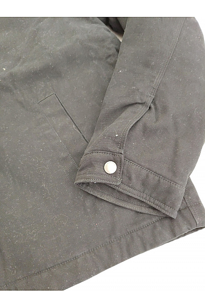 JACK & JONES Černá bavlněná přechodová bunda se zipem Vel. M | JACK & JONES | obrázek 3